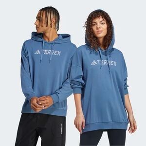 Adidas Terrex Men's Hooded Sweatshirt Blue XL